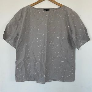 Eileen Fisher Silk Boxy Blouse